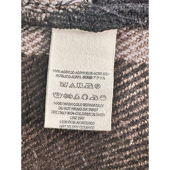 Free People Street Talk Women's Plaid Shirt Dress Size Small Snap Buttons - Picture 5 of 5